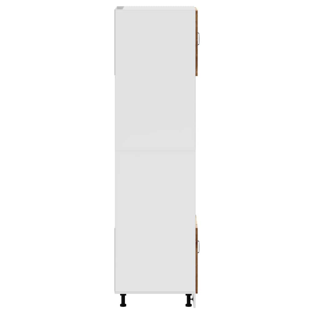 Ντουλάπια Φούρνου 2 τεμ. "Lucca" από Παλιό Ξύλο Μηχανικής Επεξεργασίας