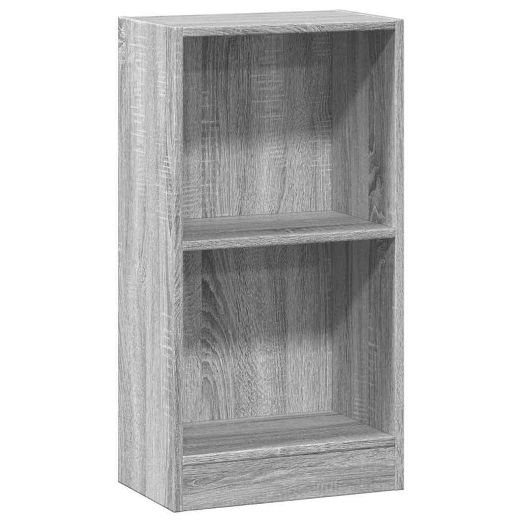 Βιβλιοθήκη Γκρι Sonoma 40x24x76 cm Ξύλινη κατασκευή