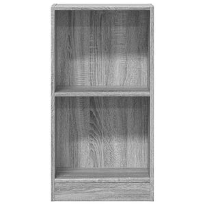 Βιβλιοθήκη Γκρι Sonoma 40x24x76 cm Ξύλινη κατασκευή