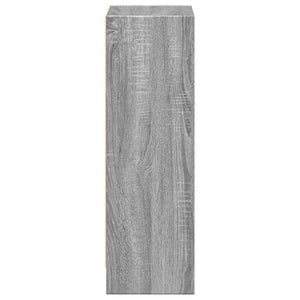 Βιβλιοθήκη Γκρι Sonoma 40x24x76 cm Ξύλινη κατασκευή