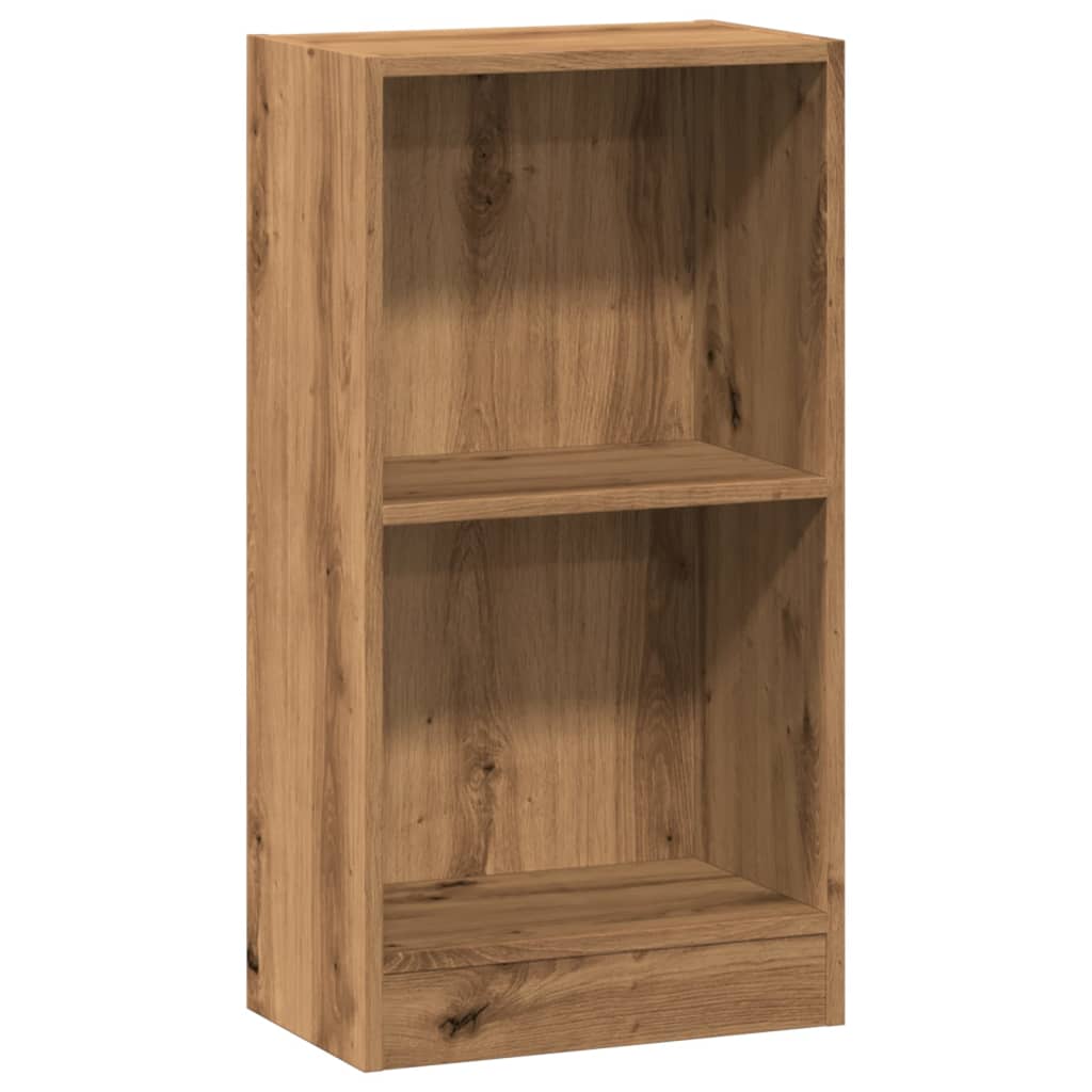 Βιβλιοθήκη Αρτισιανή Δρυς 40x24x76 εκ. από Επεξεργασμένο Ξύλο