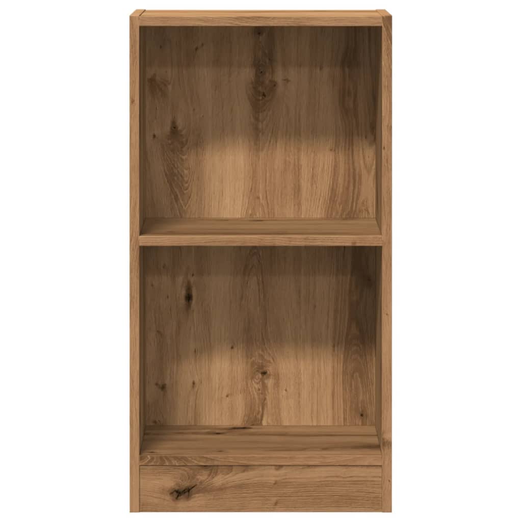 Βιβλιοθήκη Αρτισιανή Δρυς 40x24x76 εκ. από Επεξεργασμένο Ξύλο