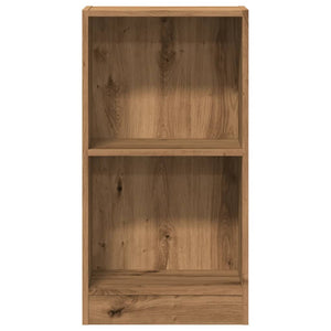 Βιβλιοθήκη Αρτισιανή Δρυς 40x24x76 εκ. από Επεξεργασμένο Ξύλο