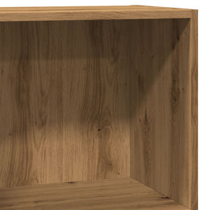 Βιβλιοθήκη Αρτισιανή Δρυς 40x24x76 εκ. από Επεξεργασμένο Ξύλο