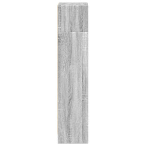 Βιβλιοθήκη Γκρι Sonoma 40x24x109 εκ. από Επεξεργασμένο Ξύλο