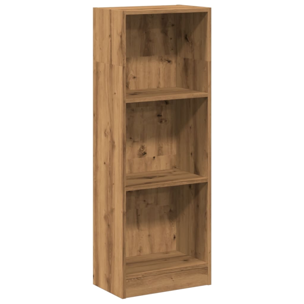 Βιβλιοθήκη Αρτισιανή Δρυς 40x24x109 εκ. από Επεξεργασμένο Ξύλο