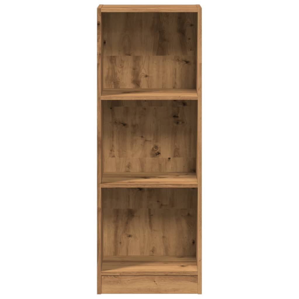 Βιβλιοθήκη Αρτισιανή Δρυς 40x24x109 εκ. από Επεξεργασμένο Ξύλο