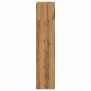 Βιβλιοθήκη Αρτισιανή Δρυς 40x24x109 εκ. από Επεξεργασμένο Ξύλο