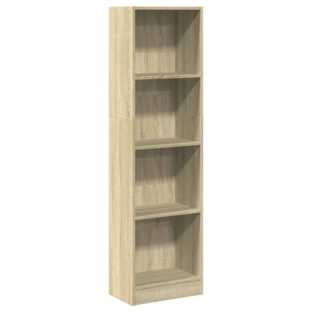 Βιβλιοθήκη Sonoma Δρυς 40x24x143 εκ. από Επεξεργασμένο Ξύλο - Pakobazaar
