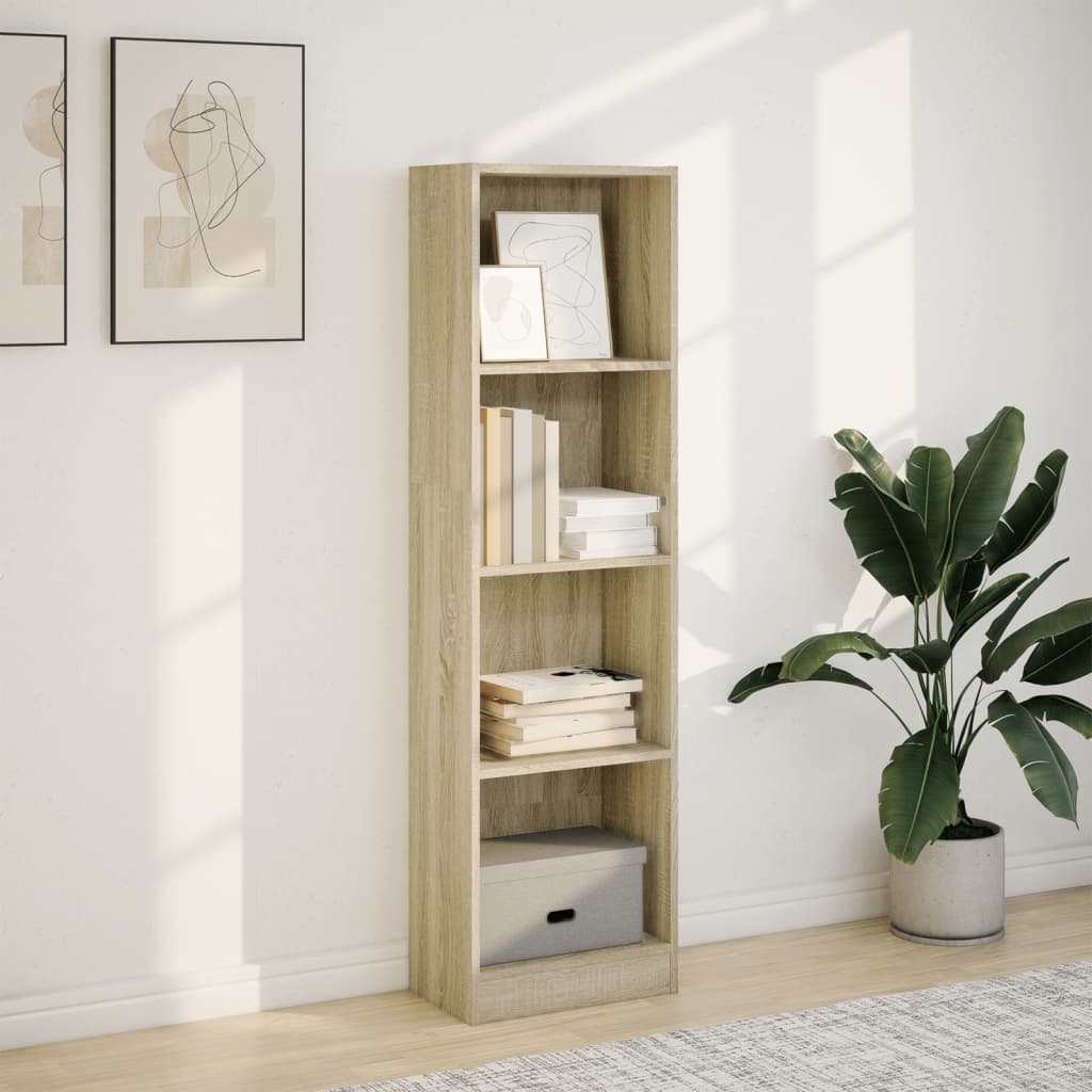 Βιβλιοθήκη Sonoma Δρυς 40x24x143 εκ. από Επεξεργασμένο Ξύλο - Pakobazaar