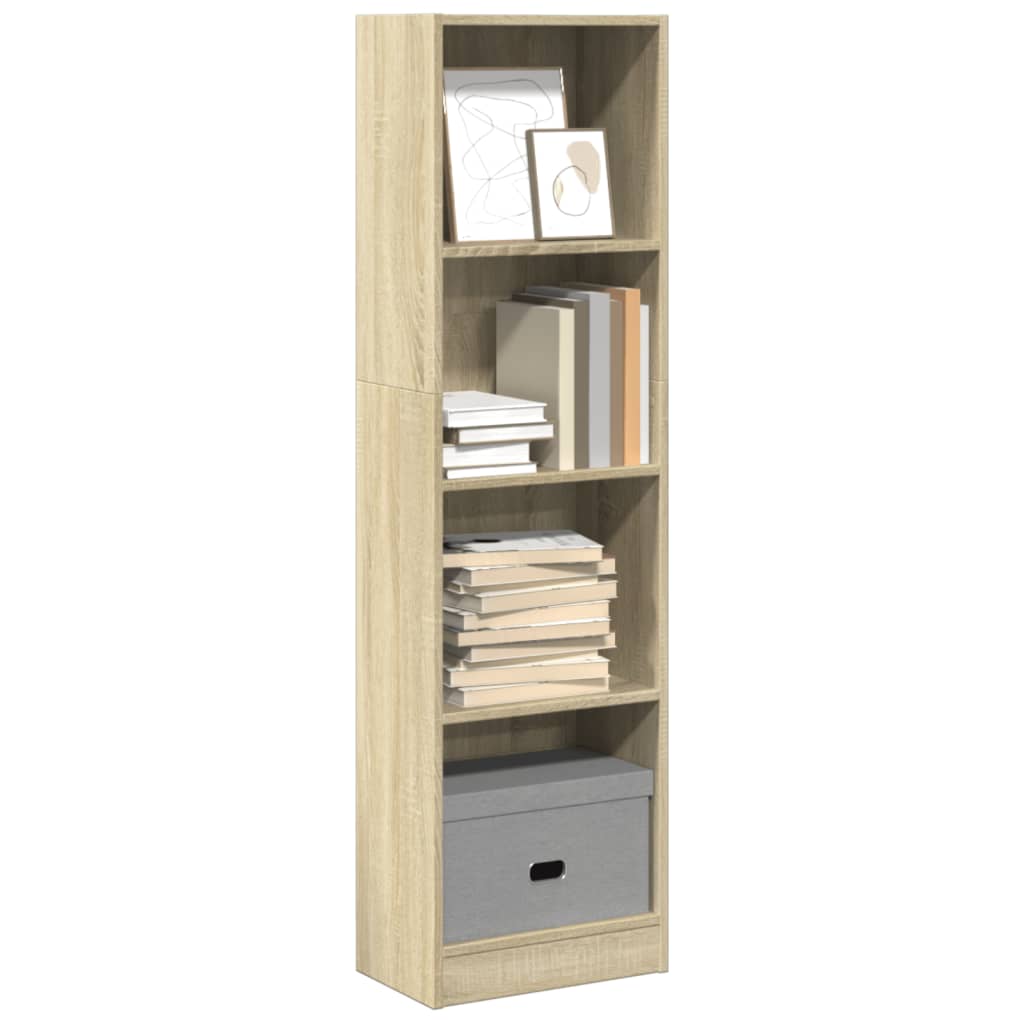 Βιβλιοθήκη Sonoma Δρυς 40x24x143 εκ. από Επεξεργασμένο Ξύλο - Pakobazaar