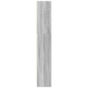 Βιβλιοθήκη Γκρι Sonoma 40x24x143 εκ. από Επεξεργ. Ξύλο - Pakobazaar