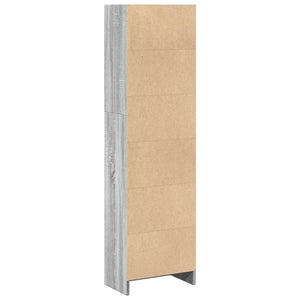 Βιβλιοθήκη Γκρι Sonoma 40x24x143 εκ. από Επεξεργ. Ξύλο - Pakobazaar