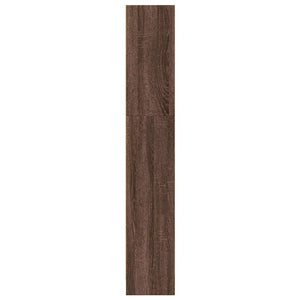 Βιβλιοθήκη Καφέ Δρυς 40x24x143 εκ. από Επεξεργασμένο Ξύλο - Pakobazaar