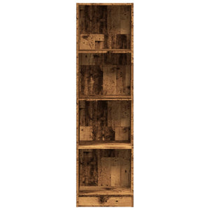 Βιβλιοθήκη Όψη Παλαιού Ξύλου 40x24x143 εκ. Επεξεργασμένο Ξύλο - Pakobazaar