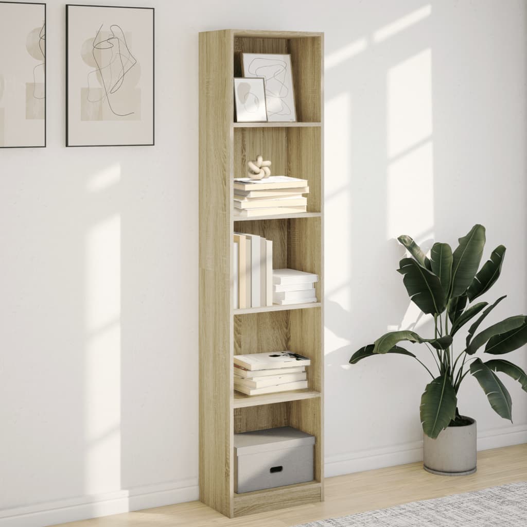 Βιβλιοθήκη Sonoma Δρυς 40x24x176 εκ. από Επεξεργασμένο Ξύλο
