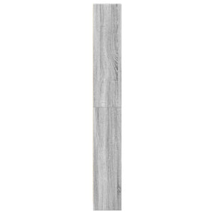 Βιβλιοθήκη Γκρι Sonoma 40x24x176 εκ. από Επεξεργασμένο Ξύλο