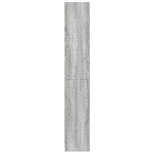 Βιβλιοθήκη Γκρι Sonoma 60x24x143 εκ. από Επεξεργ. Ξύλο - Pakobazaar