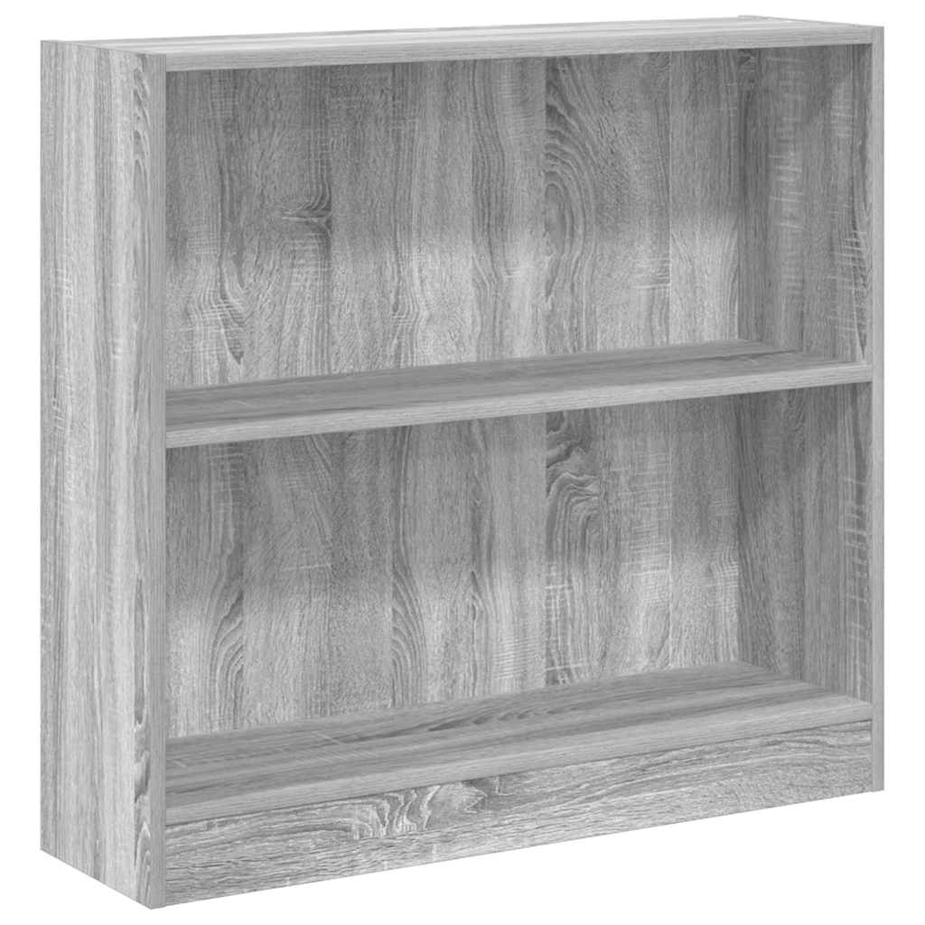 Βιβλιοθήκη Γκρι Sonoma 80x24x76 εκ. από Επεξεργασμένο Ξύλο
