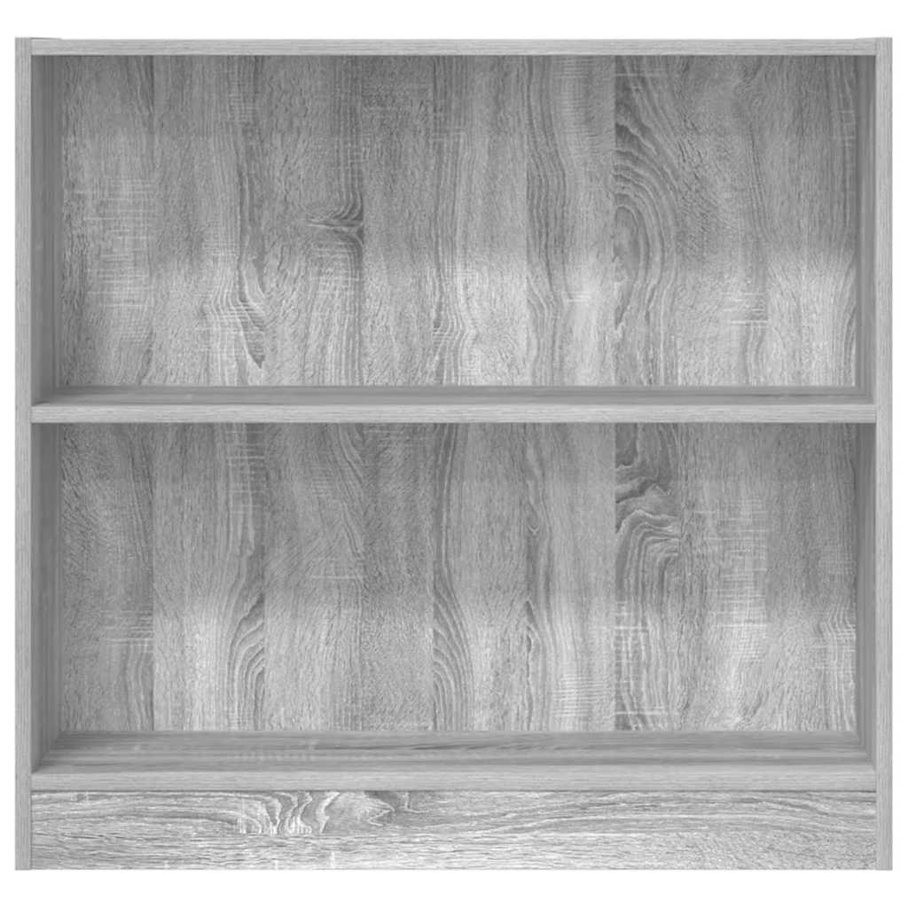 Βιβλιοθήκη Γκρι Sonoma 80x24x76 εκ. από Επεξεργασμένο Ξύλο