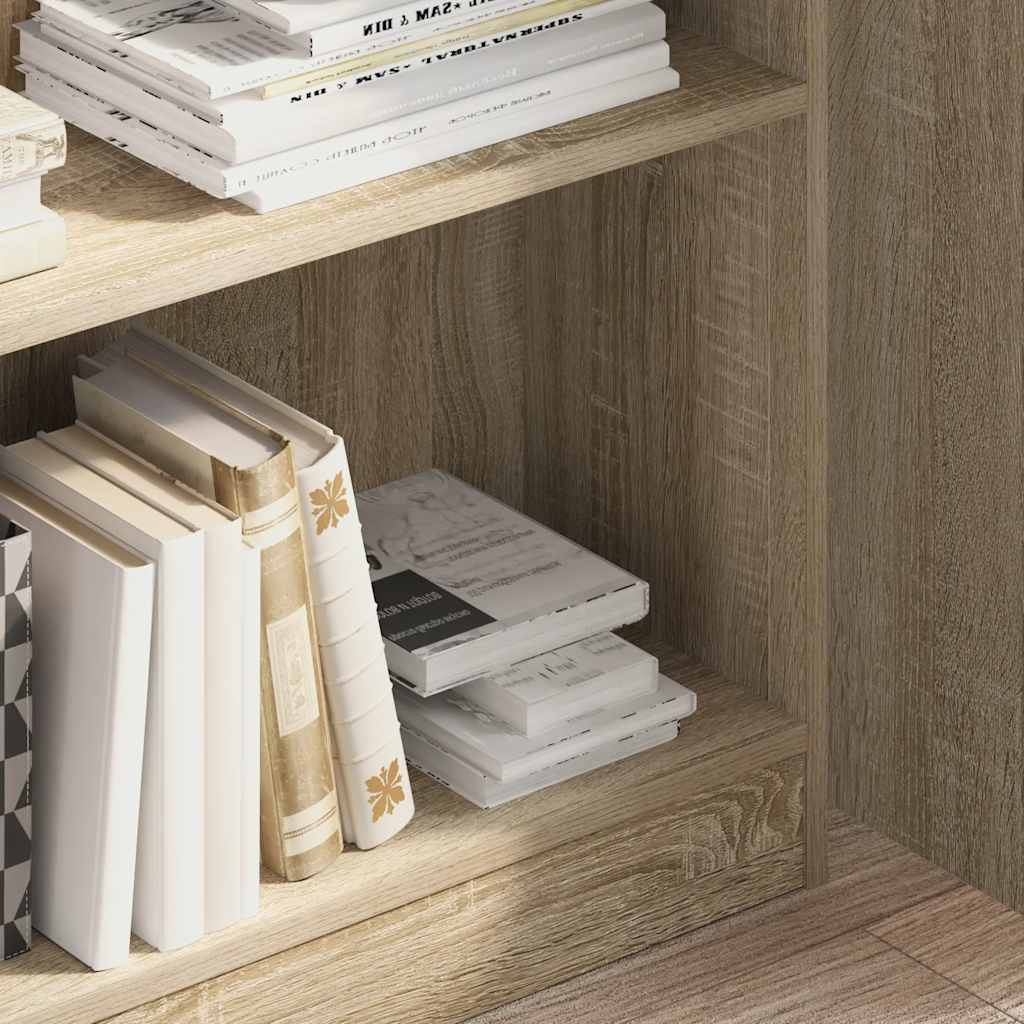 Βιβλιοθήκη Sonoma Δρυς 80x24x109 εκ. από Επεξεργασμένο Ξύλο