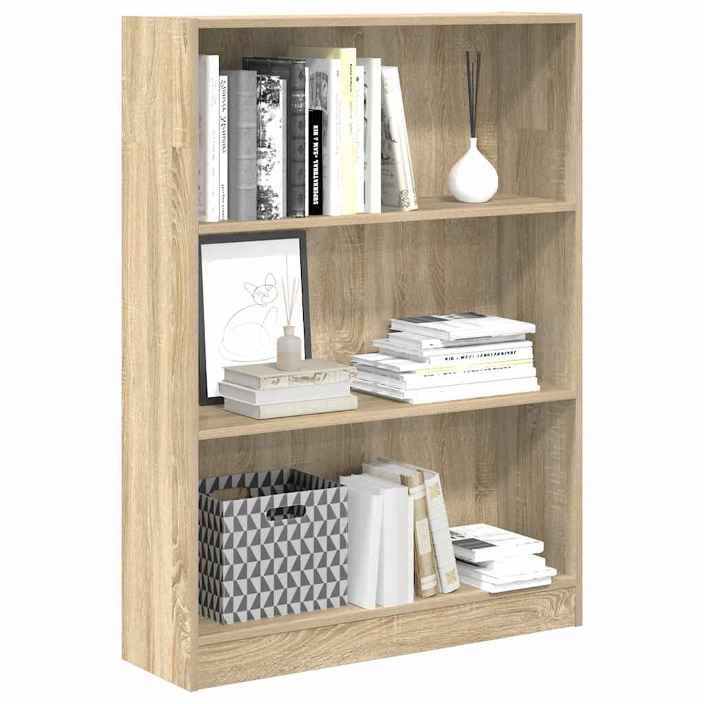 Βιβλιοθήκη Sonoma Δρυς 80x24x109 εκ. από Επεξεργασμένο Ξύλο