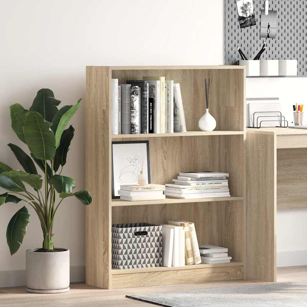 Βιβλιοθήκη Sonoma Δρυς 80x24x109 εκ. από Επεξεργασμένο Ξύλο
