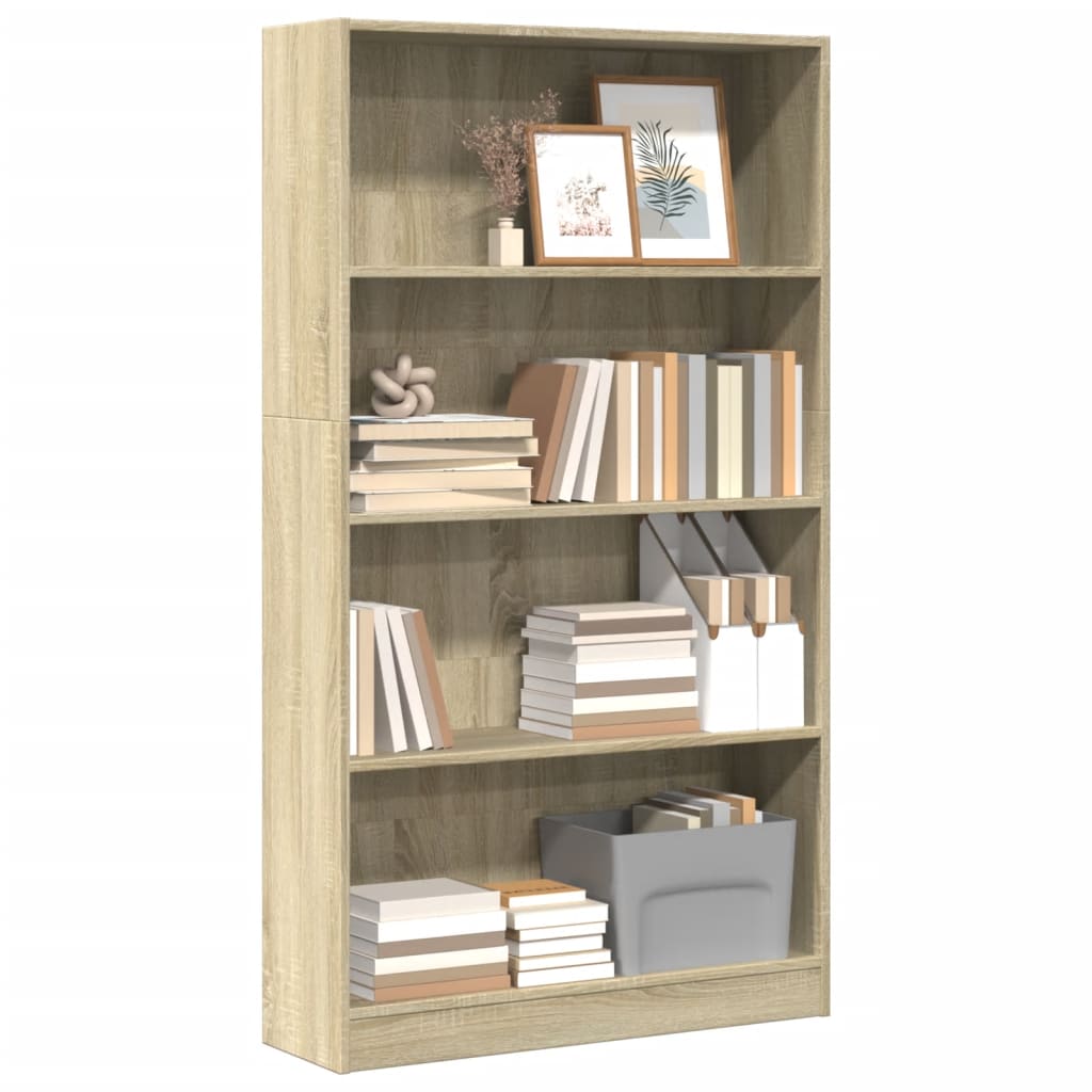 Βιβλιοθήκη Sonoma Δρυς 80x24x143 εκ. από Επεξεργασμένο Ξύλο - Pakobazaar