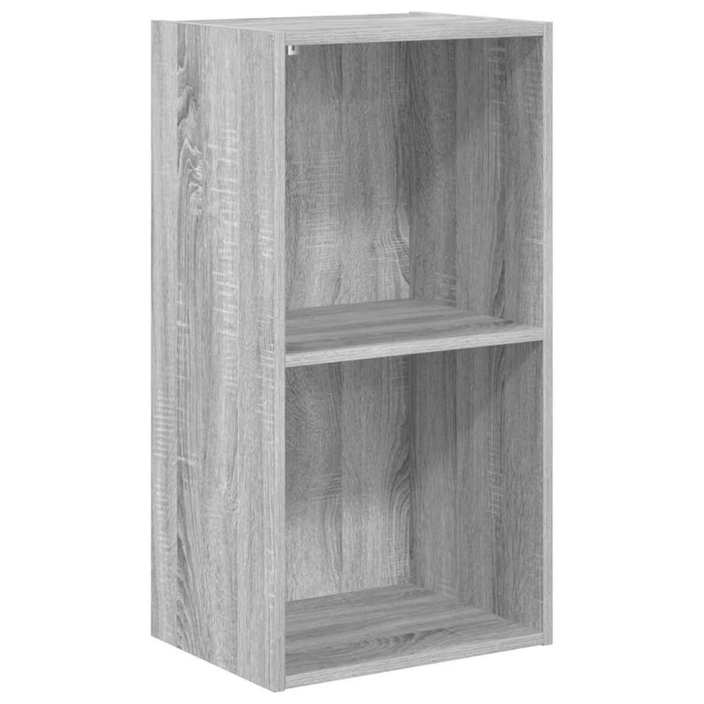 Βιβλιοθήκη Γκρι Sonoma 40x30x77 εκ. από Επεξεργασμένο Ξύλο - Pakobazaar