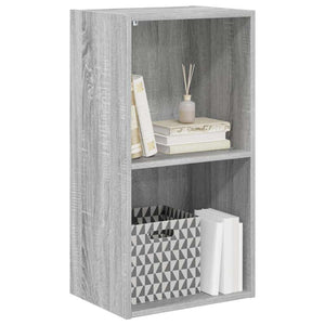 Βιβλιοθήκη Γκρι Sonoma 40x30x77 εκ. από Επεξεργασμένο Ξύλο - Pakobazaar