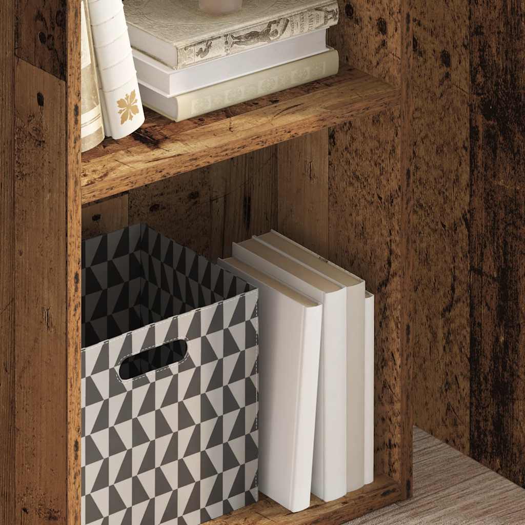 Βιβλιοθήκη Όψη Παλαιού Ξύλου 40x30x77 εκ. Επεξεργασμένο Ξύλο