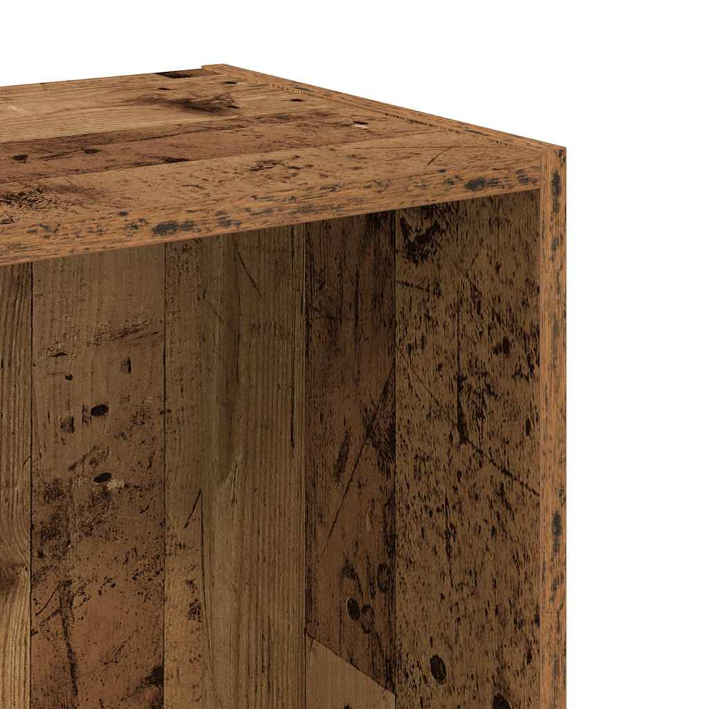 Βιβλιοθήκη Όψη Παλαιού Ξύλου 40x30x77 εκ. Επεξεργασμένο Ξύλο