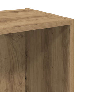 Βιβλιοθήκη Αρτισιανή Δρυς 40x30x77 εκ. από Επεξεργασμένο Ξύλο
