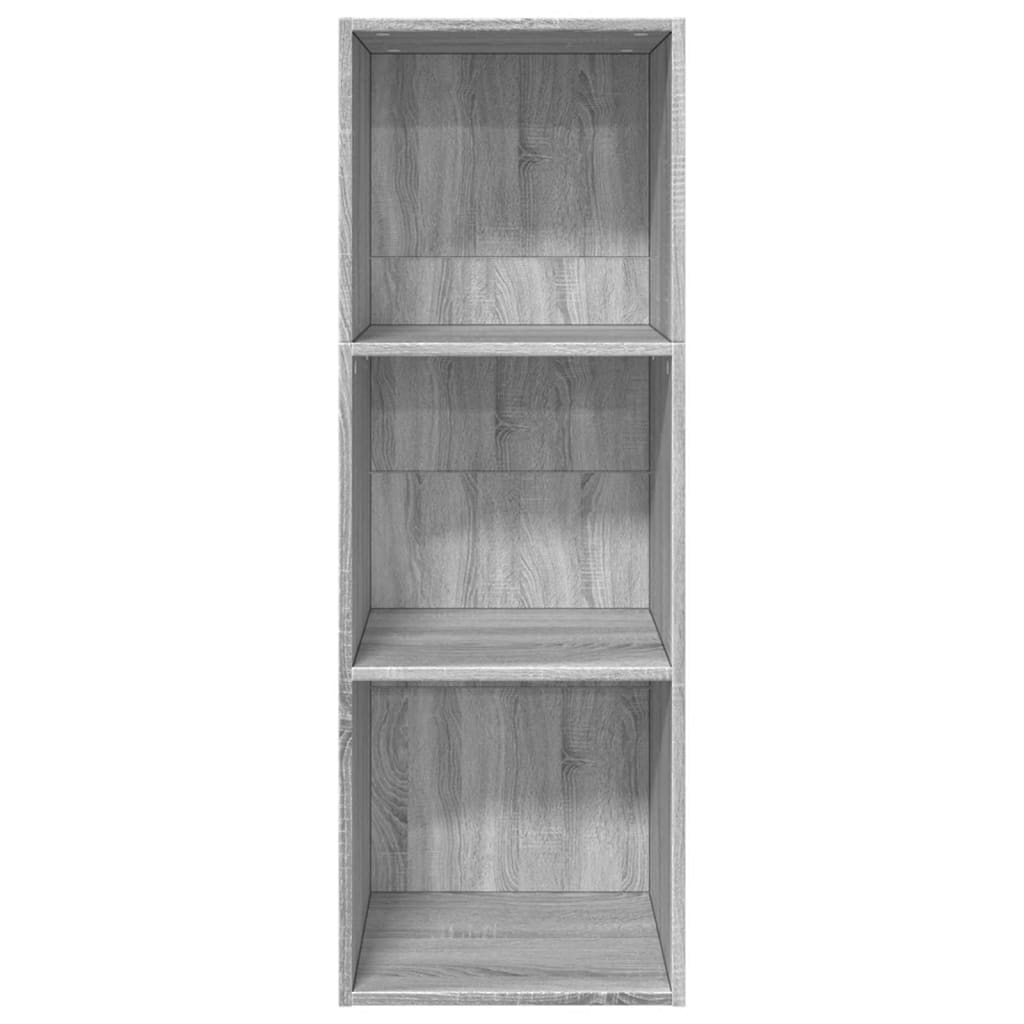 Βιβλιοθήκη Γκρι Sonoma 40x30x114 εκ. από Επεξεργασμένο Ξύλο