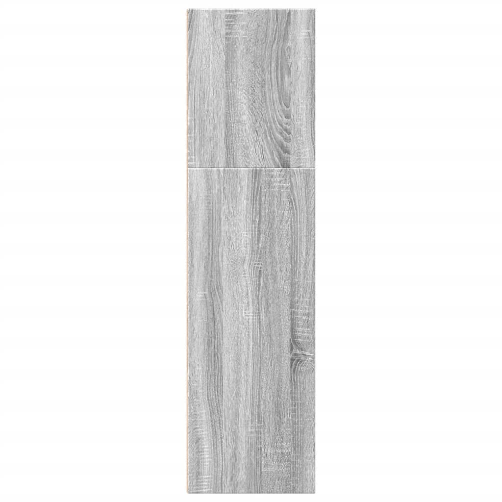 Βιβλιοθήκη Γκρι Sonoma 40x30x114 εκ. από Επεξεργασμένο Ξύλο