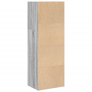 Βιβλιοθήκη Γκρι Sonoma 40x30x114 εκ. από Επεξεργασμένο Ξύλο