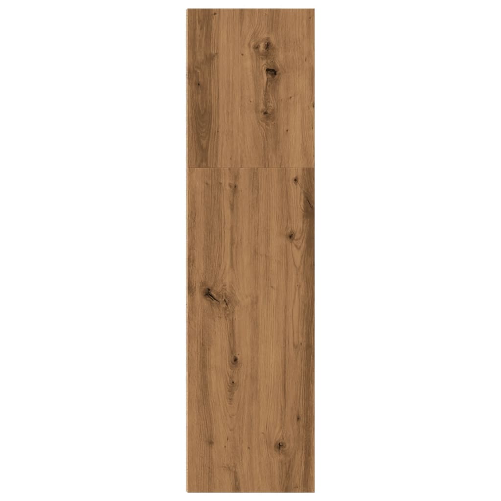 Βιβλιοθήκη Αρτισιανή Δρυς 40x30x114 εκ. από Επεξεργασμένο Ξύλο