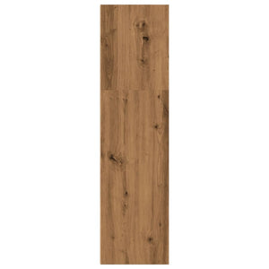 Βιβλιοθήκη Αρτισιανή Δρυς 40x30x114 εκ. από Επεξεργασμένο Ξύλο