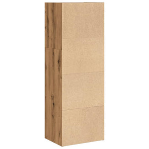 Βιβλιοθήκη Αρτισιανή Δρυς 40x30x114 εκ. από Επεξεργασμένο Ξύλο