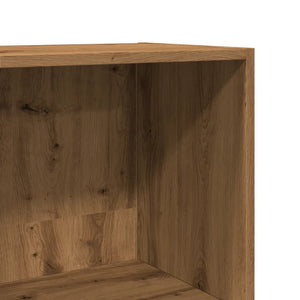 Βιβλιοθήκη Αρτισιανή Δρυς 40x30x114 εκ. από Επεξεργασμένο Ξύλο