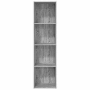 Βιβλιοθήκη Γκρι Sonoma 40x30x152 εκ. από Επεξεργ. Ξύλο - Pakobazaar