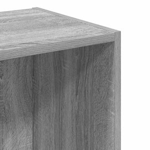Βιβλιοθήκη Γκρι Sonoma 40x30x152 εκ. από Επεξεργ. Ξύλο - Pakobazaar