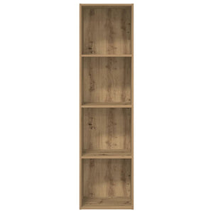Βιβλιοθήκη Αρτισιανή Δρυς 40x30x152 εκ. από Επεξεργασμένο Ξύλο - Pakobazaar