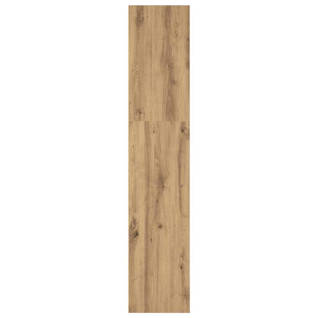 Βιβλιοθήκη Αρτισιανή Δρυς 40x30x152 εκ. από Επεξεργασμένο Ξύλο - Pakobazaar
