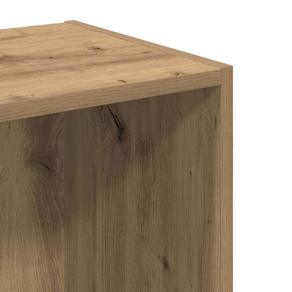 Βιβλιοθήκη Αρτισιανή Δρυς 40x30x152 εκ. από Επεξεργασμένο Ξύλο - Pakobazaar