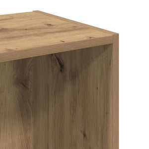 Βιβλιοθήκη Αρτισιανή Δρυς 40x30x152 εκ. από Επεξεργασμένο Ξύλο - Pakobazaar