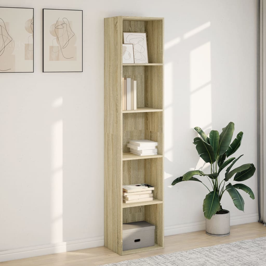 Βιβλιοθήκη Sonoma Δρυς 40x30x189 εκ. από Επεξεργασμένο Ξύλο - Pakobazaar