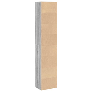 Βιβλιοθήκη Γκρι Sonoma 40x30x189 εκ. από Επεξεργ. Ξύλο - Pakobazaar