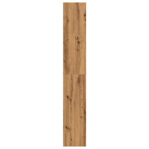 Βιβλιοθήκη Αρτισιανή Δρυς 40x30x189 εκ. από Επεξεργασμένο Ξύλο - Pakobazaar