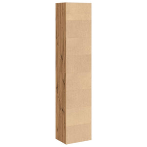 Βιβλιοθήκη Αρτισιανή Δρυς 40x30x189 εκ. από Επεξεργασμένο Ξύλο - Pakobazaar